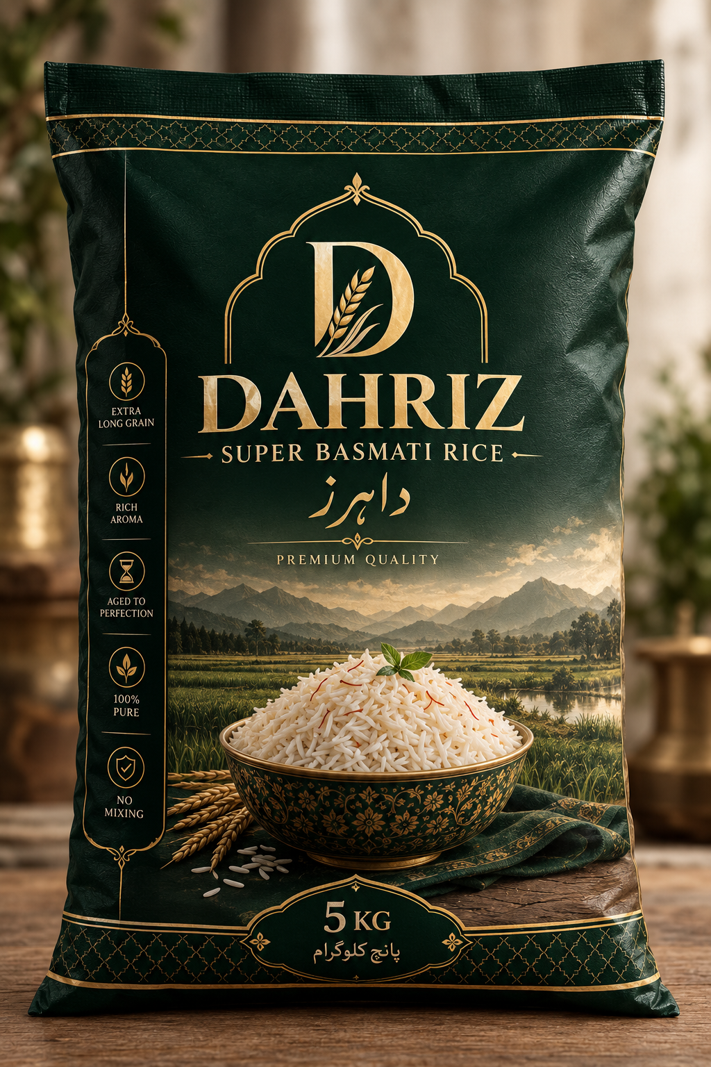 DAHRIZ Super Basmati Rice 5kg bag